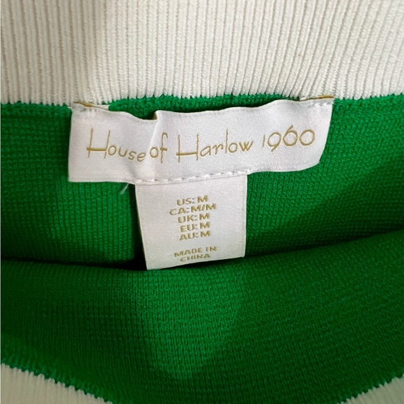House of Harlow•GREEN BEE/CLOUD DANCER•Skirt•Tank•Set•Sz M•NWT - Picture 8 of 11
